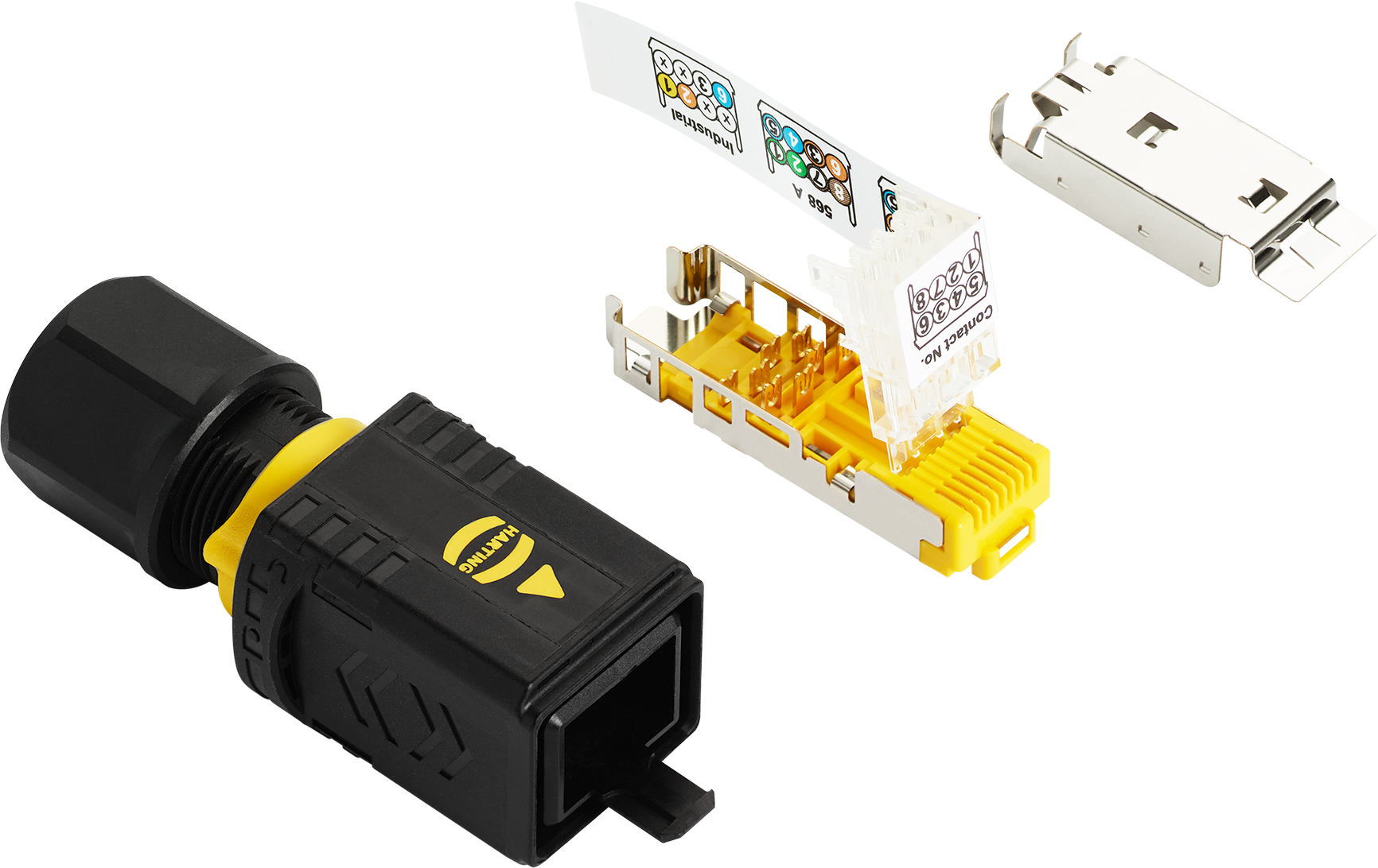 Hanwha RJ45 Connector Kit Push-pull ruggedized