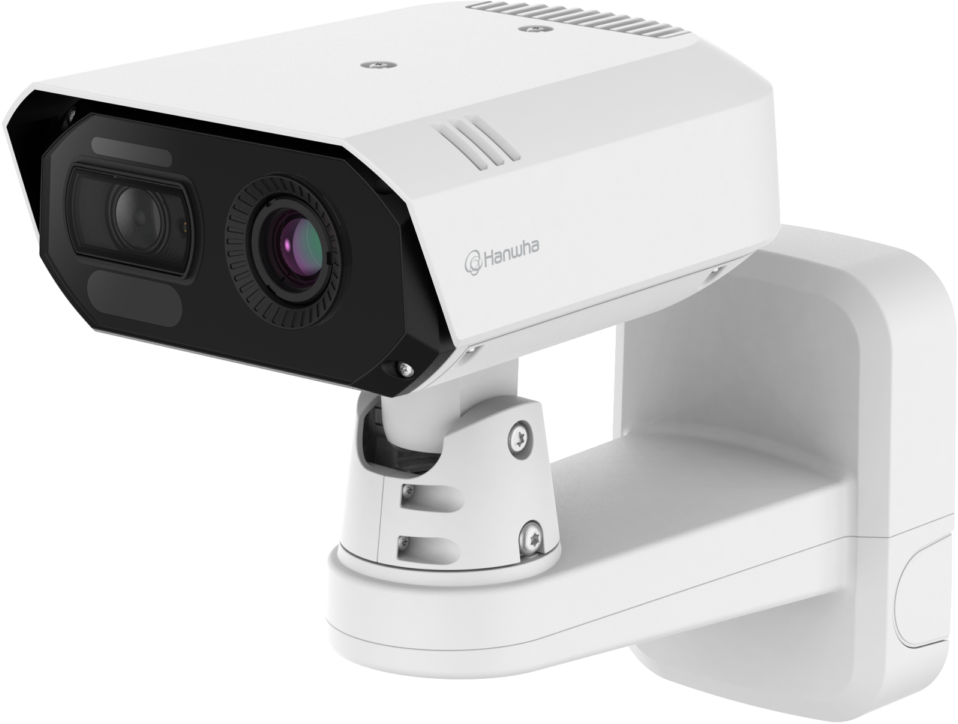 Hanwha Bi-Spectrum AI lämpökamera, 9.1mm/4,4-9,3mm
