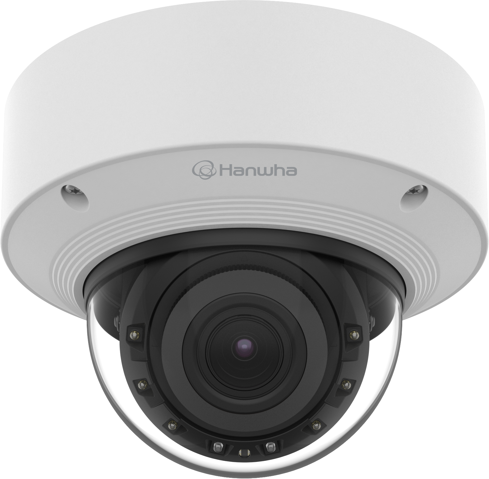 Hanwha X 2Mpx Dome, Wisenet 9, AI, IR, 3.3-10.25mm