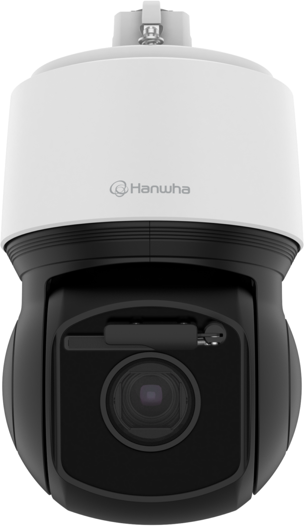 Hanwha 6Mpx 30x IR AI PTZ with built-in wiper