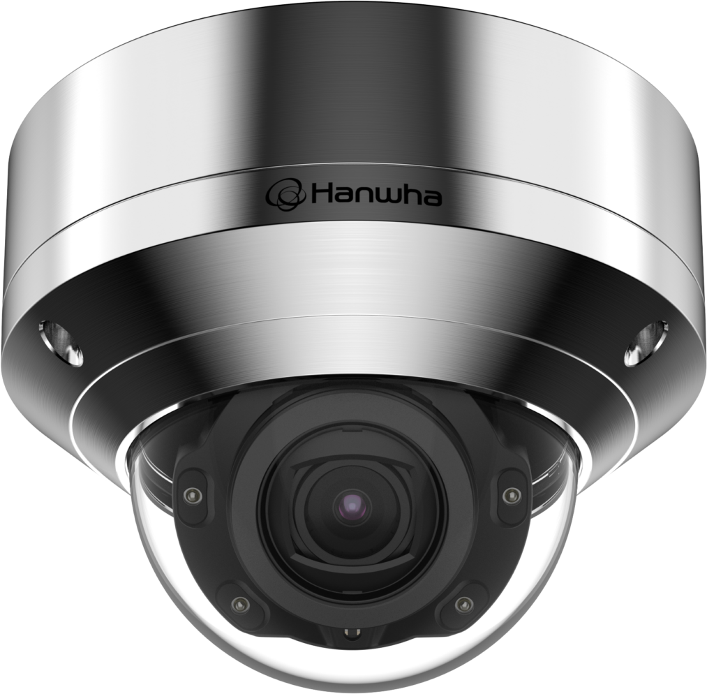 Hanwha 2Mpx Stainless Steel IR Dome