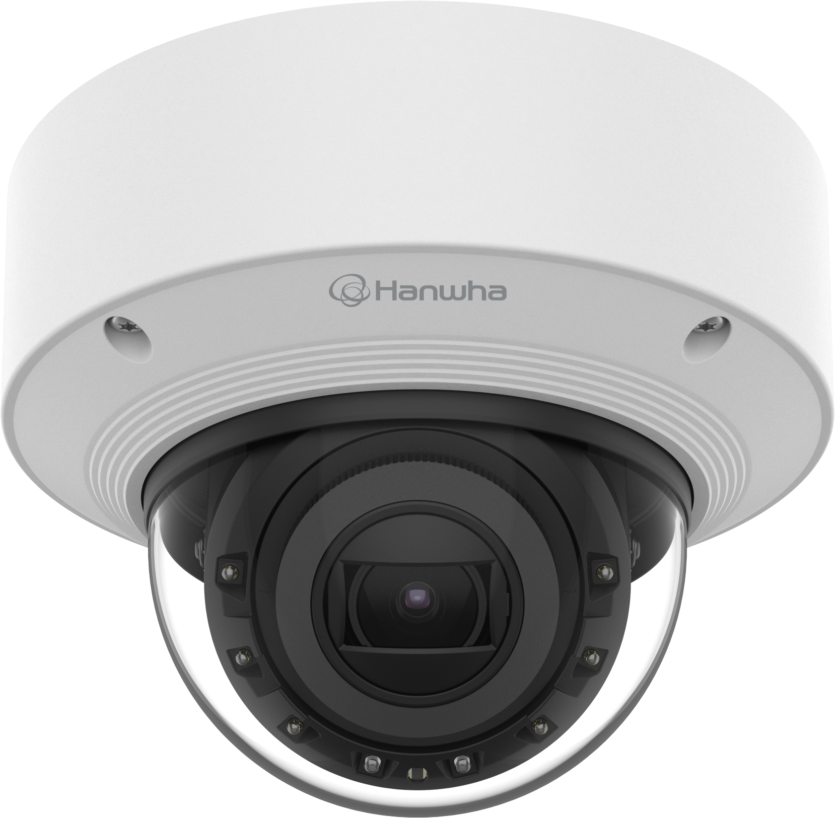 Hanwha X 2Mpx 2.8-12mm IR Outdoor AI Dome, Wisenet 9