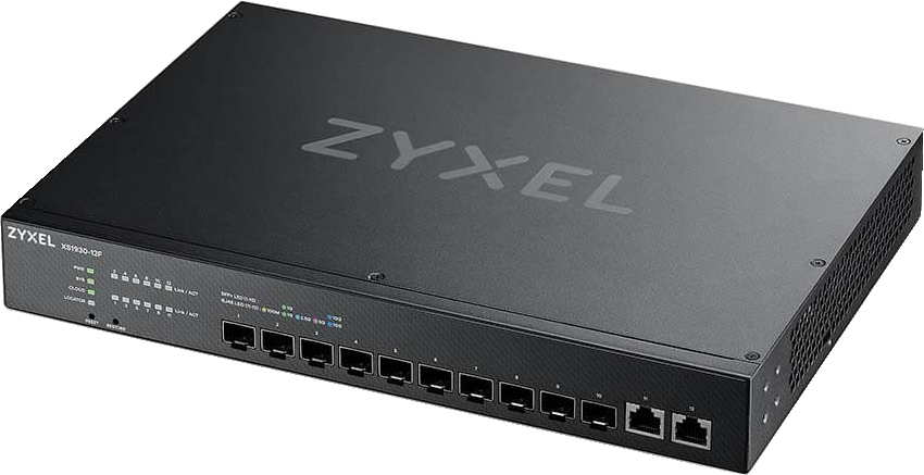 Zyxel XS1930-12F kuitukytkin 10 x 10 GbE SFP+, 2 x Multi-GbE