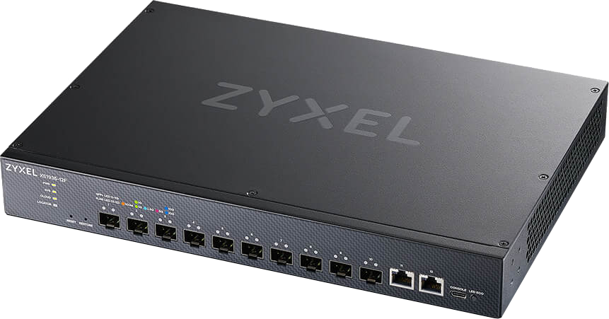 Zyxel XS1935-12F kuitukytkin 10x10GbE SFP+, 2xMulti-GbE RJ45